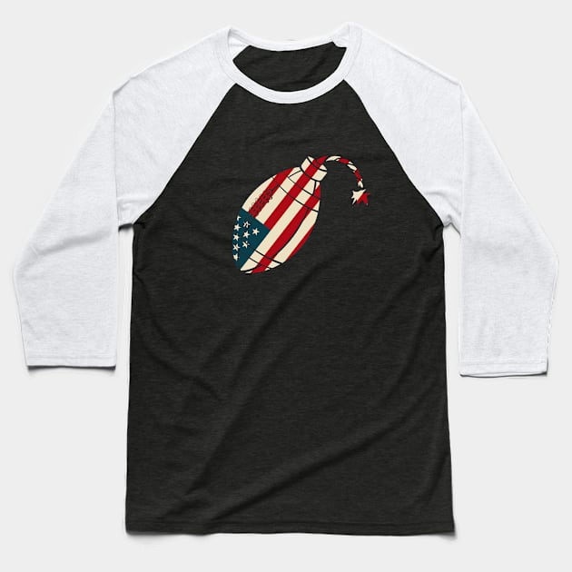 American football Funny Baseball T-Shirt by zooma